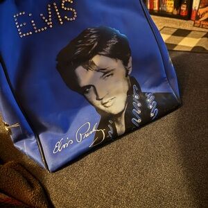 Elvis Tote/Large Purse-Rhinestone Detail